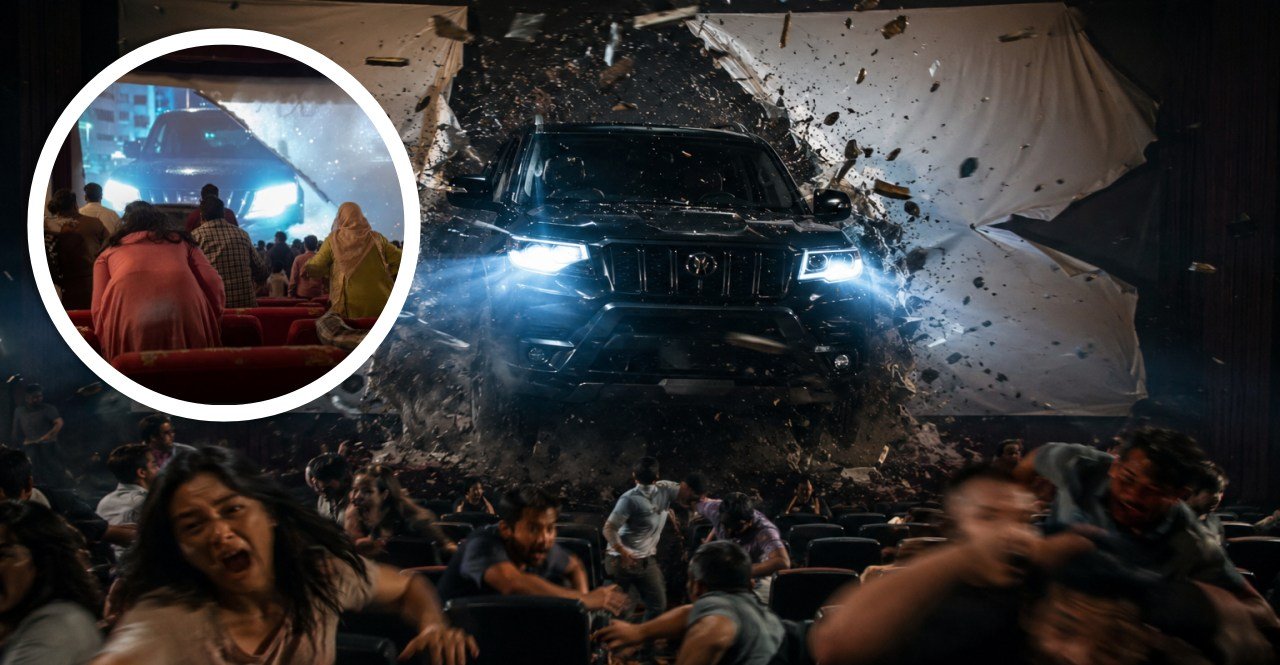Mahindra Scorpio cinema hall prank